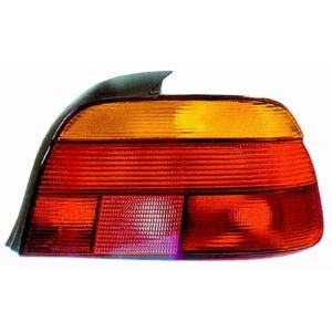 Fanale posteriore destro per BMW Serie 5 E39 1995-2003, rosso/arancione, modello 4 porte, nuovo
