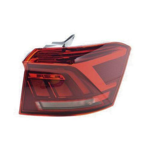 Faro posteriore destro per VOLKSWAGEN T-ROC 2017-2022, con portalampada, rosso, montaggio in alluminio, nuovo