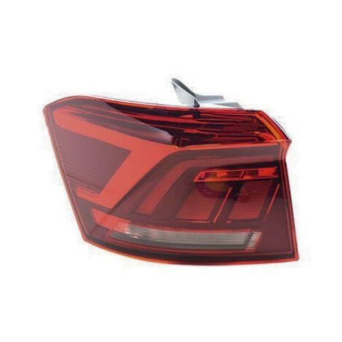 Faro posteriore sinistro per VOLKSWAGEN T-ROC 2017-2022, con portalampada, rosso, attacco AL, nuovo