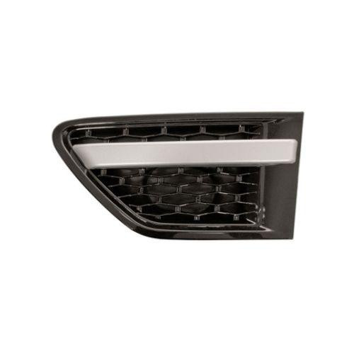 Griglia anteriore sinistra per LAND ROVER RANGE ROVER SPORT LR322 2010-2013, nero lucido/argento, modello Supercharged - Autobiography Sport Black Pack, nuova