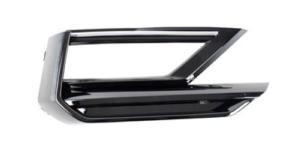 Griglia paraurti anteriore destra per VOLKSWAGEN TIGUAN R-LINE, 2016-2020, nera liscia, nuova