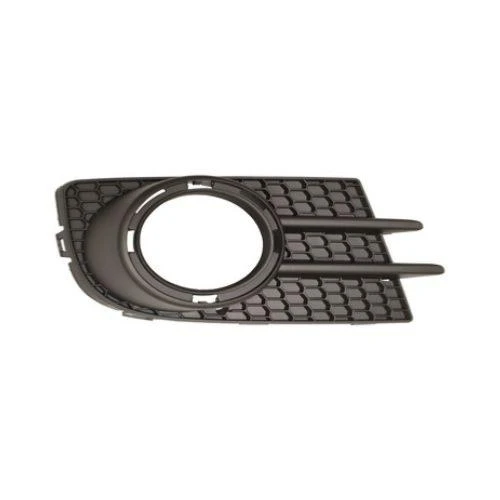 Griglia paraurti anteriore destra per VOLKSWAGEN TIGUAN I fase 2 2011-2015, nera, con alloggiamenti per fendinebbia, con cornice cromata, modello Sport, nuova