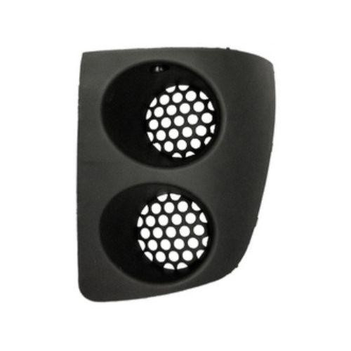 Griglia paraurti anteriore sinistra per FIAT STRADA 2005-2011, nera goffrata, modello STRADA TREKKING, nuova