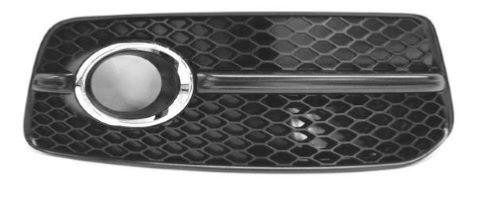 Griglia paraurti anteriore destra per AUDI Q5 I ph. 1 2008-2012, con fendinebbia, nuova