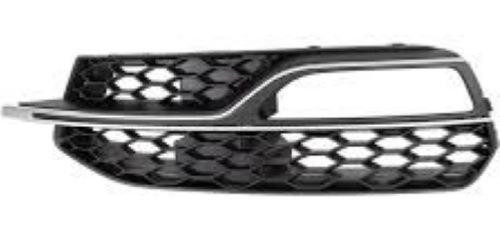 Griglia paraurti anteriore sinistra per AUDI A3 III ph.1 2012-2016, nera, con finiture argento, Mod.S3, Nuova