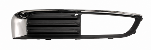 Griglia paraurti destra per OPEL INSIGNIA I fase 1, 2009-2013, nera, con supporto fendinebbia, con finiture cromate, nuova