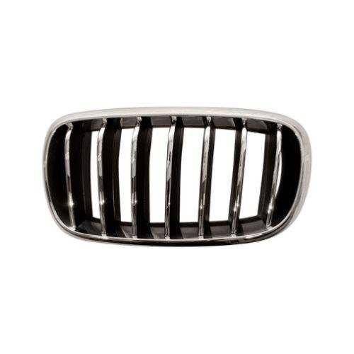 Griglia radiatore sinistra per BMW X5 F15 2014-2018, cromata/nera, modello PURE EXCELLENCE, nuova
