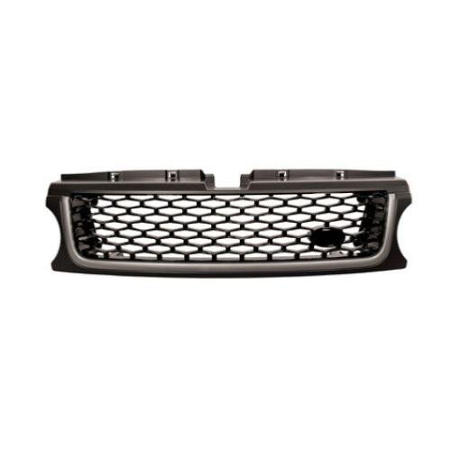 Griglia del radiatore per LAND ROVER RANGE ROVER SPORT LR322 2010-2013, nero lucido/grigio/argento, modello Supercharged - Autobiography - Design Package, nuova