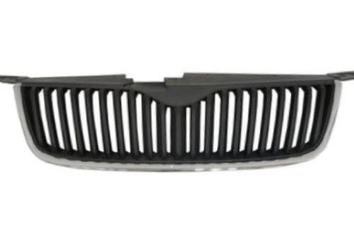 Griglia del radiatore per SKODA SUPERB II fase 1, nera, cornice cromata, 2008-2012, nuova