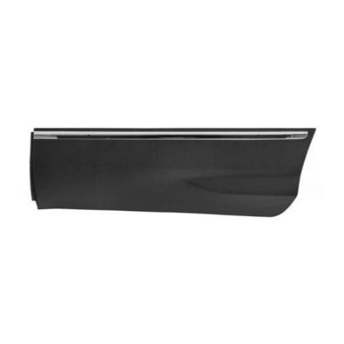 Modanatura della portiera posteriore sinistra per FORD KUGA II fase 1 2013-2016, nera, con finiture cromate, nuova