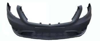 Paraurti anteriore per MERCEDES VITO III (W447) 2019-2024, con copertura gancio traino, con foro per ricarica elettrica, Mod. E-VITO, Nuovo