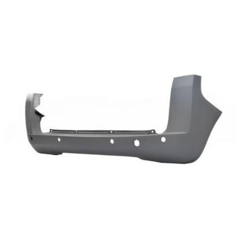 Paraurti posteriore per FIAT QUBO 2008-2016, con fori per sensori di parcheggio, modello 2 porte, nuovo, pronto per la verniciatura.