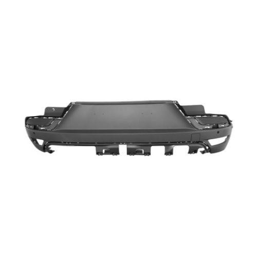 Paraurti posteriore per MITSUBISHI ASX 2023-2024, sezione inferiore, nero goffrato, con fori e staffe PDC, fori PARK ASSIST, copertura gancio, Nuovo