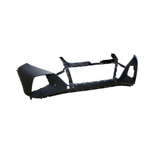 Paraurti anteriore per HYUNDAI TUCSON IV fase 1 2020-2024, nero liscio, con 6 fori per sensori di parcheggio, nuovo, pronto per la verniciatura.