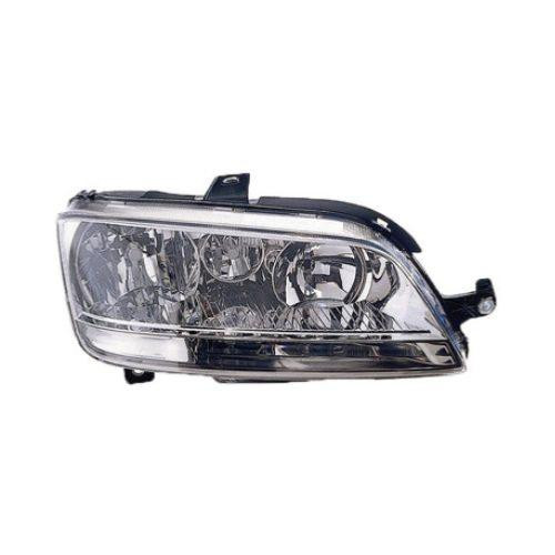 Faro anteriore destro per FIAT IDEA dal 2003 in poi, H7+H1+H1, elettrico, con motore, bianco, modelli >2006, Nuovo