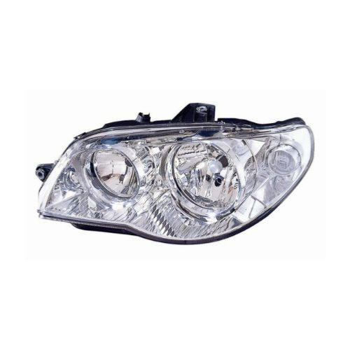 Faro anteriore destro per FIAT STRADA 2005-2011, H7+H7, elettrico, con motore, cromato, nuovo