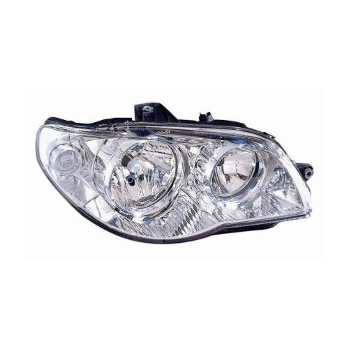 Faro anteriore sinistro per FIAT STRADA 2005-2011, H7+H7, elettrico, con motore, cromato, nuovo