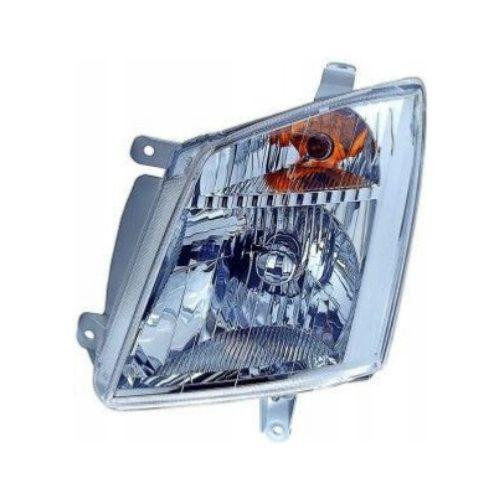 Faro anteriore sinistro per ISUZU D-MAX I fase 2 2007-2011, H4, con predisposizione per regolazione elettrica, Nuovo