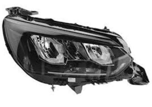 Faro destro per PEUGEOT 208 2019-2023, LED, VALEO, Nuovo