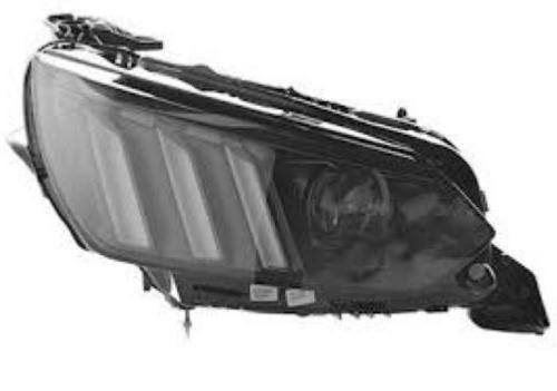 Faro destro per PEUGEOT 208 II fase 1 dal 2019 al 2023, LED, VALEO, Nuovo