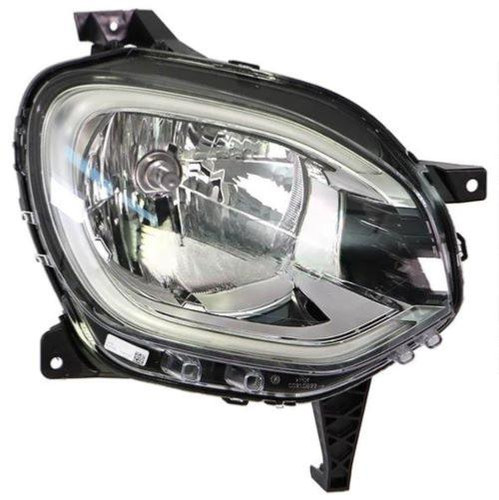 Faro destro per RENAULT TWINGO III fase 2 dal 2019 in poi, H4-PY21W, con luce diurna a LED, precablato per regolazione elettrica, nuovo