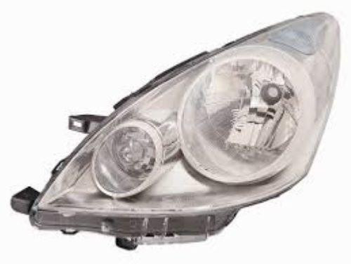 Faro elettrico sinistro H4 per NISSAN NOTE 2009-2013, con regolazione elettrica, nuovo