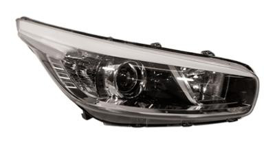 Faro anteriore destro elettrico per KIA CEE D, 2012-2015, con motore, sfondo nero, modello 5 porte, modello GT-LINE, nuovo