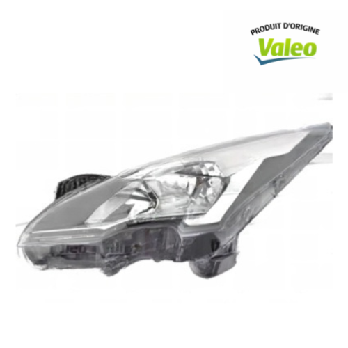Faro anteriore destro elettrico per PEUGEOT 5008 I 2009-2016, HB3-H7, prodotto originale VALEO, nuovo