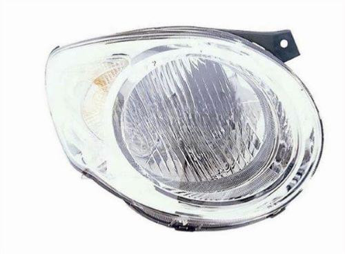 Faro anteriore destro, lampadina H4 manuale, per KIA PICANTO, 2008-2011, 6 pin, nuovo
