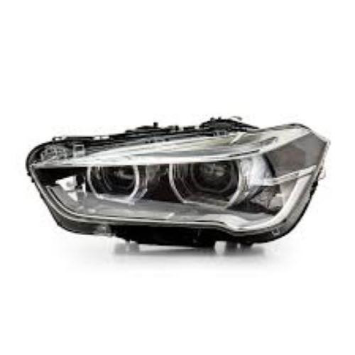 Faro anteriore sinistro elettrico per BMW X1 F48 dal 2015 in poi, H7, con motore, con luce diurna, LED, nuovo