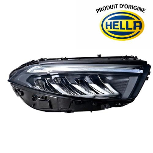 Faro anteriore destro full LED per Mercedes Classe A, dal 2018 (W177), con motore, prodotto originale Hella, nuovo