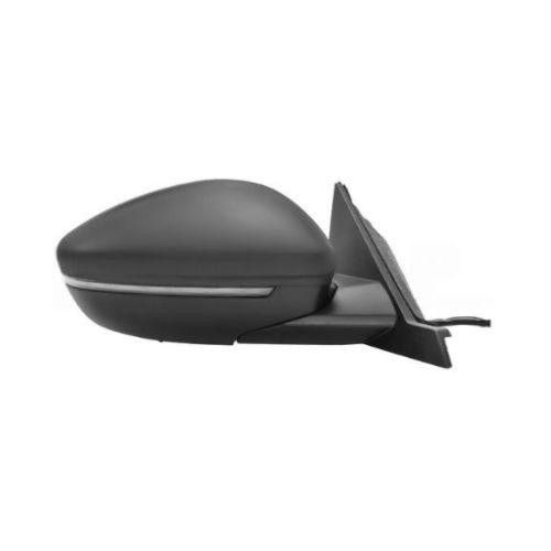 Specchietto retrovisore destro per FIAT SEICINTO dal 2023 in poi, elettrico, riscaldato, con ripetitore indicatore di direzione, luce di cortesia, ripiegabile, con sensore, convesso, 10+2 pin, nero, nuovo, pronto per la verniciatura