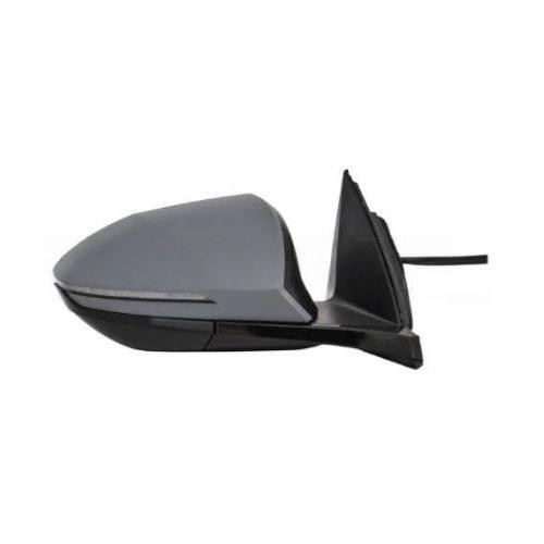 Specchietto retrovisore destro per HYUNDAI TUCSON IV Fase 1 2020-2024, elettrico, riscaldato, ripiegabile, con luce, profilo nero, convesso, 8 pin, nuovo, pronto per la verniciatura.