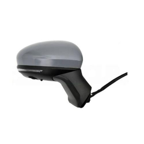 Specchietto retrovisore destro per RENAULT CAPTUR II 2020-2024, elettrico, riscaldato, ripiegabile, asferico, con ripetitore indicatore di direzione, con sensore, con telecamera, con BLIS, 16 pin, nuovo, pronto per la verniciatura