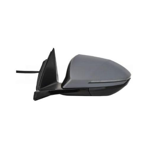 Specchietto retrovisore sinistro per HYUNDAI TUCSON IV Fase 1 2020-2024, elettrico, riscaldato, ripiegabile, con luce, profilo nero, convesso, 8 pin, nuovo, pronto per la verniciatura.