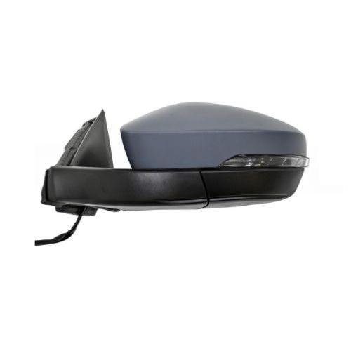 Specchietto retrovisore sinistro per VOLKSWAGEN T-ROC 2017-2022, elettrico, riscaldato, 6 pin, con indicatore luminoso, convesso, nuovo, pronto per la verniciatura.