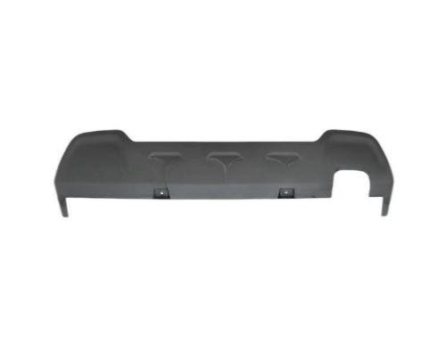 Spoiler posteriore per paraurti per JEEP RENEGADE fase 1 2014-2018, nero goffrato, con singolo scarico lato destro, nuovo