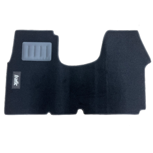 Tappetini per auto per RENAULT TRAFIC, dal 2001 al 2014, con logo TRAFIC, moquette nera, nuovi