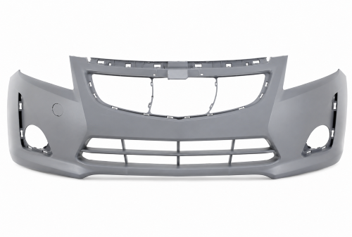 Paraurti anteriore per CHEVROLET CRUZE dal 10/2012 al 12/2014, con fori per fendinebbia, nuovo da verniciare