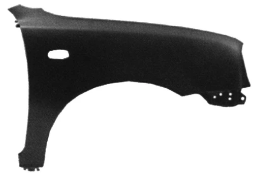 Parafango anteriore destro per NISSAN MICRA 1998-2003, con foro lucciola, Nuovo