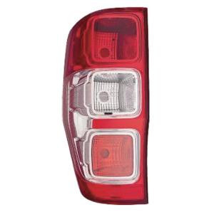 Fanale posteriore sinistro per FORD RANGER, 2019-2022, bianco e rosso, con retronebbia, Nuovo