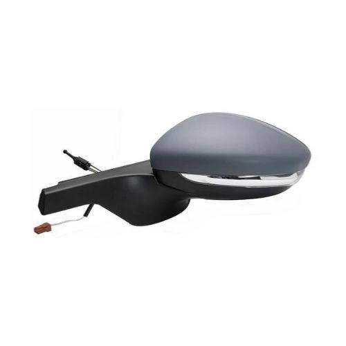 Specchietto retrovisore sinistro per CITROËN C3 III fase 2 (dal 2020 in poi), cavi, con luce, convesso/cromato, 2 pin, alloggiamento verniciabile, nuovo