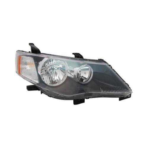 Faro anteriore destro per MITSUBISHI OUTLANDER 2007-2010, H11+HB3, elettrico, con motore, nuovo