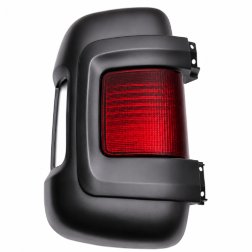 Coperchio lato destro per OPEL MOVANO II 2022-2023, nero, modello braccio intermedio, nuovo