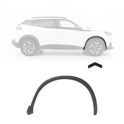 Parafango anteriore destro per PEUGEOT 2008 II fase 2 dal 2023 in poi, nero goffrato, Nuovo