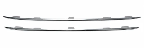 Modanature griglia radiatore per PEUGEOT 308 II fase 1 2013-2017, cromate, modello ALLURE (2 pezzi), nuove