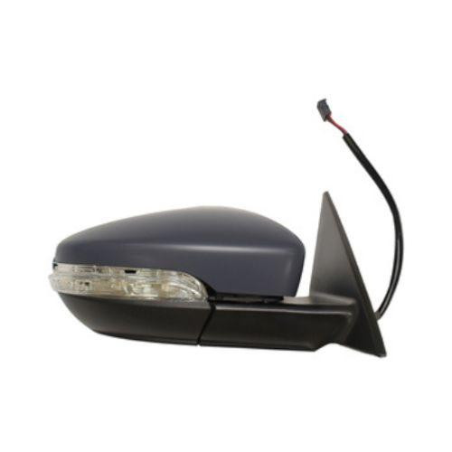 Specchietto retrovisore destro per VOLKSWAGEN SHARAN 2010-2015, elettrico, riscaldato, con indicatore di direzione, nuovo, pronto per la verniciatura.