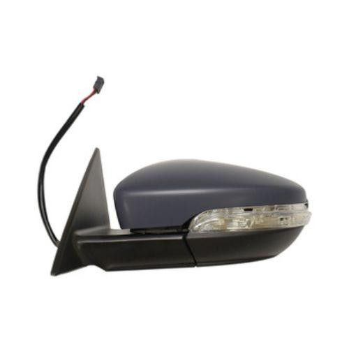 Specchietto retrovisore sinistro per VOLKSWAGEN SHARAN 2010-2015, elettrico, riscaldato, con indicatore di direzione, nuovo, pronto per la verniciatura.
