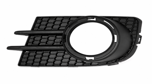Griglia paraurti anteriore sinistra per VOLKSWAGEN TIGUAN I fase 2 2011-2015, nera, con alloggiamenti per fendinebbia, modello Sport, nuova
