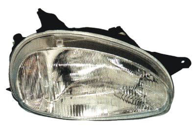Faro anteriore destro per OPEL CORSA B fase 2, 1997-2000, Mod. H4, Elettrico, Nuovo